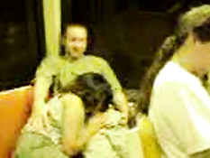 Blowjob on train