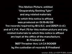 Sexy blonde having some fun