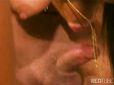 Asian chick giving head