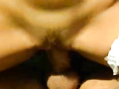 Brunette asian bride fucked on the court