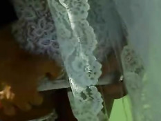 Brunette asian bride fucked on the court