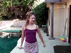 The best way of waking up is a blowjob