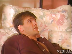 Asian slut sucks and gets fucked