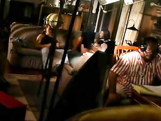 On set with Tera Patrick 