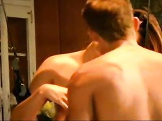 On set with Tera Patrick 