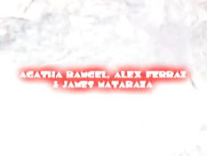 Blond woman gags on hard cock