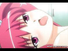 Парень в раздевалке отодрал хентай подругу с розовыми волосами