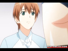 Парень в раздевалке отодрал хентай подругу с розовыми волосами