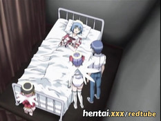 Девчонка лижет клитор своей аниме подружке и трахается с парнем