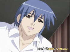 Девчонка лижет клитор своей аниме подружке и трахается с парнем