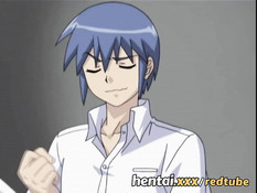 Девчонка лижет клитор своей аниме подружке и трахается с парнем