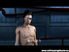 Сексуальная 3D девушка с большой грудью ебётся в разных позах