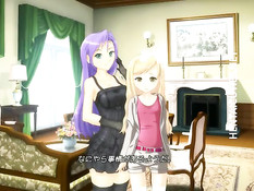 Здоровый член входит в упругую бритую киску грудастой 3D девки