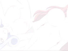 Сисястая хентай сучка с красными волосами затрахала своего друга