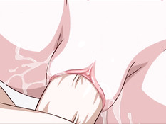 Сисястая хентай сучка с красными волосами затрахала своего друга