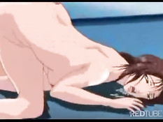 Красивые хентай девки занимаются лесби сексом и ебутся с парнем