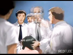 Красивые хентай девки занимаются лесби сексом и ебутся с парнем