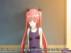 Парень оттрахал на полу в бассейне худую рыжую хентай девушку