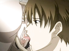 Молодой любовник оттрахал неудовлетворённую хентай женщину