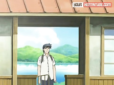 Парень на крыше лижет киску хентай девке и вставляет свой член