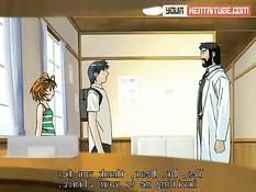 Парень на крыше лижет киску хентай девке и вставляет свой член