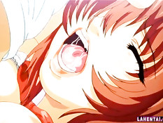 Заметил что хентай девка мастурбирует киску и оттрахал в туалете