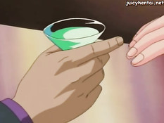 Две аниме лесбиянки лижут в позе 69 и занимаются жёстким сексом