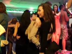 Молодые европейские шалавы отсасывают и дрочат на вечеринке