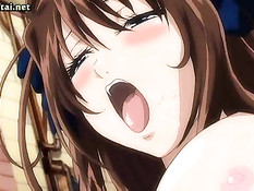 Парень отлизывает клитор своей милой хентай подружке в позе 69