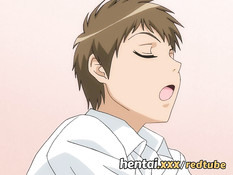 Парень отлизал клитор и отодрал сисястую хентай девушку в очках