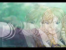 Аниме женщина с голубыми волосами подрочила парню своей грудью