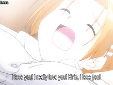 Аниме брюнетка трахается с блондинкой в лесбийской позе ножницы