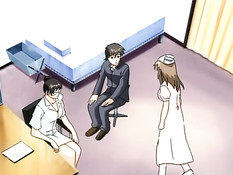 Сисястые хентай девчонки соблазняют на секс молодого паренька