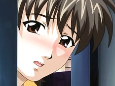 Сисястые хентай девчонки соблазняют на секс молодого паренька