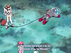 Рыжая аниме девчонка соблазняет парнишку на секс в раздевалке