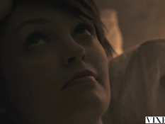 Лысый мужик отодрал соблазнительную рыжую девку Bree Daniels