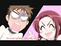 Молодой человек занимается любовью с двумя хентай девчонками