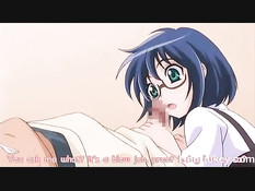 Молодой человек занимается любовью с двумя хентай девчонками