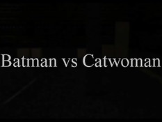 3D женщина кошка отсосала у Бэтмена и уселась сверху на его хуй