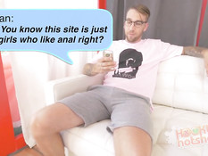 Засадил член по самые гланды молодой шлюхе с волосатой пиздой