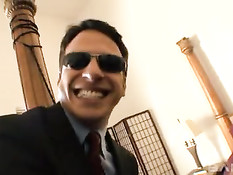 Жёсткий БДСМ с блондинкой в чёрном нижнем белье Ashlynn Brooke