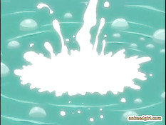 Щупальцы связывают и трахают беременную аниме девку в корсете