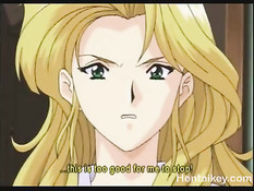 Рыжая хентай девчонка наслаждается жёстким сексом с мужчиной