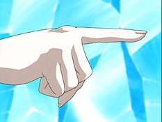 Аниме девушка с голубыми волосами подрочила парню в бассейне