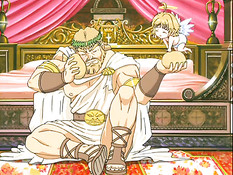 Аниме девушка с голубыми волосами подрочила парню в бассейне