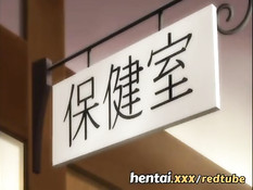 Четыре развратные хентай девчонки ублажают пожилого доктора