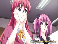 Четыре развратные хентай девчонки ублажают пожилого доктора