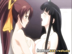 Четыре развратные хентай девчонки ублажают пожилого доктора