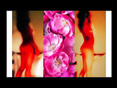 Девка вставляет во влагалище и анус двусторонний фаллоимитатор