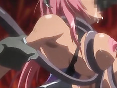 Злобные монстры сделали двойное проникновение хентай девчонке